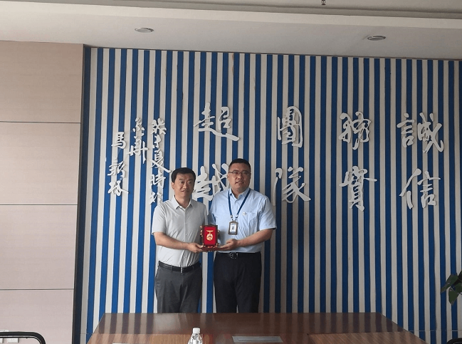 城阳区总工会王主席一行来赏金国际调研指导